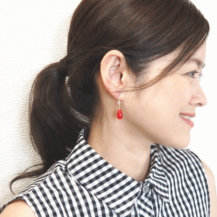 ゆん様ネオンイエロー♡ネックレス＆イヤリング　オレンジのイヤリング　社交ダンス 社交ダンス アクセサリー イエロー オレンジ ストーン 光る