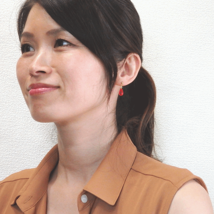 【おもちママ♥プロフ確認願い♥】おまとめ3点　ディップアート　イヤリング おげんきですか🕊 pierce❤︎ @m.chouchou.m tops