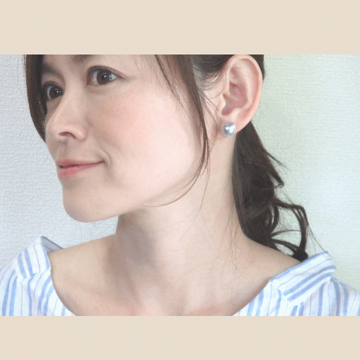 楽天市場】ハートマベ真珠『ブルー』・パールピアスK18 【ハート 楽天市場】ハートマベ真珠『ブルー』・パールピアスK18 【ハート