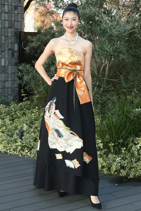 楽天市場】着物ドレス 着物 ドレス パーティードレス 演奏会 海外 留袖  