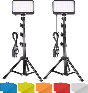 yzUBeesize LEDBepCg 2packsZbg 8C`rfICg ՎBe Or J[tB^[5Ft ledCg YouTube/Tik Tok/X/ins//Q[/Ɩ/rfIBeɑΉ (35[145CM) 