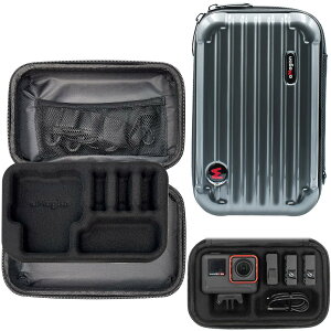 yzTaoricup Insta360 Ace Pro 2/Insta360 Ace/Insta360 Ace ProΉ L[P[XAce Pro 2/Ace Pro/Ace obO n[hVFP[X یobO ANZT[ (Grey)