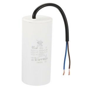 yzPATIKIL CBB60 80uf jORfT[ 1 AC 450V 2C[ 50/60Hz V_[ 120x54 mm EH[^[|v @̃[^[X^[gp