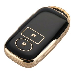 【送料無料】Kinotaka トヨタ用 ライズ ダイハツ用 ロッキー 新型タフト キーケース 新型ルーミー TPU製 キーカバー タント 新型トール シリコン キーケース RAIZE ROCKY TAFT キーカバー (ブラック)