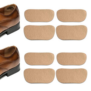 【送料無料】JUSTBOKU 靴 かかと 補修 革靴 踵 補修 内側 スニーカー かかと内側補修 かかと修理 パッチ かかと破れ補修 シューズ 内側かかと補強 4足8枚セット (ベージュ)