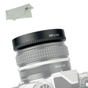 【送料無料】JJC ねじ込む式 アルミ レンズフード Nikon Nikkor Z 28mm F2.8 SE & Nikon Nikkor Z 40mm F2 レンズ 用 Nikon Z fc に対応 Ф52mm保護フィルター と レンズキャップ インストール可能 クリーニングク