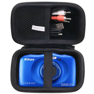 yzNikon fW^J COOLPIX W150/W300/A100/A10 pی[P[X -waiyu JP (Storage case, Black)