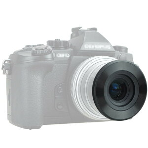 【送料無料】JJC 自動開閉式レンズキャップ Olympus M.ZUIKO DIGITAL ED 14-42mm F3.5-5.6 EZ & Olympus M.Zuiko Digital 17mm F2.8 & Panasonic Lumix G Vario 12-32mm F3.5-5.6 ASPH レンズ用 LC-37C 互換