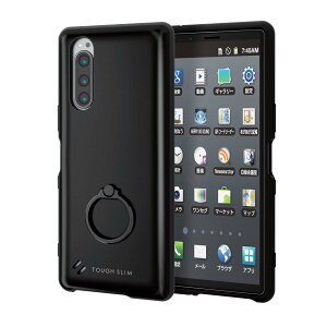 yzGR Xperia 5 P[X TOUGH SLIM ϏՌ×y×O [GA[NbVŏՌz] tBK[Ot ubN PM-X5TSRBK