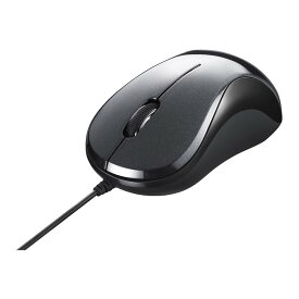 【送料無料】バッファロー BUFFALO 有線 BlueLED 静音 USB 3ボタンマウス ブラック BSMBU108BK