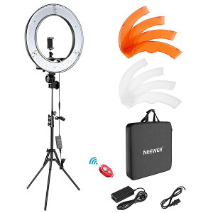 yzNEEWER 18C`LEDOCg 55W 5600K \ DCg ȃGlSMD LED Jʐ^rfIpƖZbg CgX^hA\tg`[ut /CNAbv/B/YouTube/