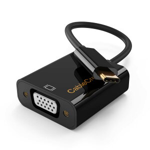 yzUSB-C VGA ϊ, CableCreation Type C to VGA A_v^ iPhone 15/ iPhone 15Pro Max MacBook Pro 2020, Mac Mini, iPad Pro 2021/2020, Surface Pro 7, XPS 13, Galaxy S22/S20ȂǑΉ