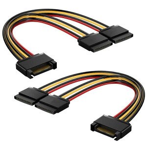 yzVAATAdP[uCCM Hardware 2Zbg SATAIX to 2xXRo[^dR[h Y SATA d Xvb^ - 20cm