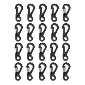 【送料無料】Cluoling カラビナフック カラビナスナッ ミニスナップフック アウトドア 小型カラビナ フックスナップ ハイキング キーホルダー 野外活動 超軽量 多機能 小物 登山 小物 耐久性
