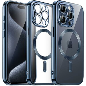 yzJETech iPhone15ProMax 6.7C`p(15 Pro Max) \tgNAP[X JYSی MagSafeCX[dΉ ϏՌ dCbLTPUJo[ (u[)