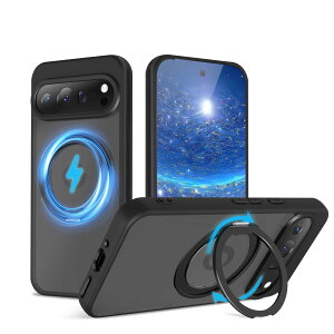 yzQUEASONyGoogle Pixel 9/9Pro ʗp MagSafeΉ P[Xz360°]X^h CX[dΉ pixel9 P[X Ot ČRMILKi O[OsNZ9 P[X magsafe  h~ goog