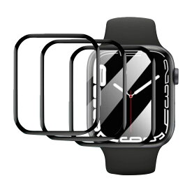 【3枚】YUGYUG Apple Watch 保護フィルム 42mm Apple Watch フィルム PET複合材 [日本製素材複合炭素繊維] AppleWatch 10フィルム アップルウォッチ10 フィルム 対応 キズ防止 耐衝撃 アップルウォッチ 保護フィルム AppleWatch 10 42mm 専用