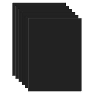 【送料無料】DARENYI 6枚セットアクリル板 黒い 厚1mm A4サイズ 長さ297mm×幅210mmプラ板 耐久性 黒 アクリルボード アクリルケース・棚板・コレクションケース製作