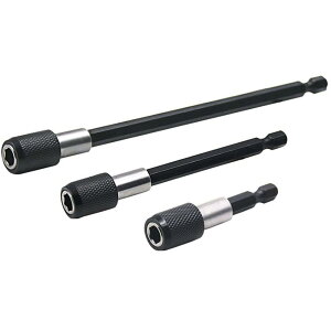 【送料無料】YINKE 六角延長 バー 六角軸 延長ビット 電動ドライバー インパクト 工具 エクステンション ビット 60mm 100mm 150mm 3種類セット