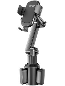 【送料無料】スマホホルダー 車 ドリンクホルダー TOPGO 車載ホルダー カップホルダー スマホスタンド 車 【多角度調節アーム・安定感抜きん出ている】 車載 携帯ホルダー カー用品 片手操