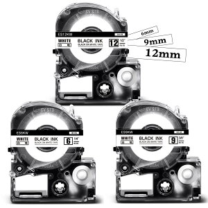 yzASprinte ݊ ev e[v  12mm 9mm 6mm LOW ev J[gbW SS12KW SS9KW SS6KW Kingjim Tepra ev PRO SR170 SR530 SR170AM p ĂՂ[e[v S  3Zbg