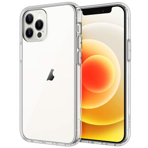 【送料無料】JEDirect iPhone12 / iPhone12 Pro ケース (6.1インチ専用) 黄ばみなし 衝撃吸収 バンパーカバー 傷つけ防止 クリアバック (クリア)