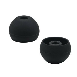 【送料無料】A-Focus イヤーチップ イヤーピース イヤチップ 弾丸 φ3.5mm−3.8mm内径イヤホンに適用 BeatsX 、JBL T110BT 等に適用 シリコン フィット 快適 互換品 良い遮音性 Large サイズ 8個4ペア入り