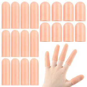 【送料無料】Akunsz 指用サポーター シリコン 指 サック プロテクター ジェルフィンガーコット 手親指シリコンサック 手指保護キャップ 袖トリガー ヘパーデン結節 ひび割れ 家事 水仕事 ア