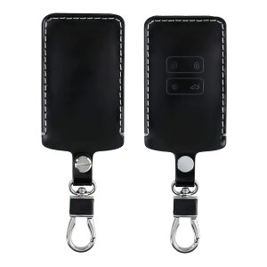 yzkwmobile J[L[ یJo[ Renault 4-{^ Ԃ̃L[ Smart Key (Keyless Go Ή@̂) Ή - X}[gL[ L[P[X P[X PUU[ -  ubN