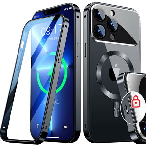 yzRosycoveryV̈̌^YEJjJbNziPhone 13 Pro Max p P[X Mag-safeΉ[360°SʕیEʋKX][{̂̐FECD Mag-safeO]}OZ[t CX[d