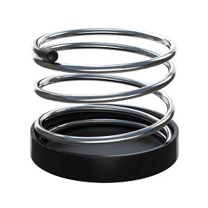 【送料無料】VORCOOL ドリンクホルダー 車用 置き型コ ホルダー バネデザイン ステンレス 車内収納 コイルドリンク テープ粘着 スマホ 小物入れ 黒色