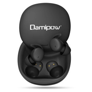 【送料無料】Damipow 寝ホン ワイヤレス 睡眠用イヤホン 超小型 寝ながら 完全ワイヤレスイヤホン 【昼夜兼用イヤホン】カナル型 高遮音性 痛くない 柔軟性高 マイク内蔵 ハンズフリー通話