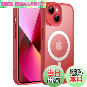 yzJETech iPhone 13 6.1C`p }Olbg P[X MagSafeɑΉ ̃}bgw ^ ϏՌ Jo[ (bh)