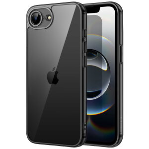 yzJETech iPhone 16e 6.1C`2025p P[X ΂݂Ȃ Ռz op[Jo[ h~ NAobN (ubN)