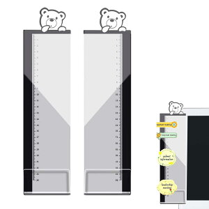 【送料無料】PAVIKEモニターメモボード【左側と右側】粘着モニターボード モニター 付箋ボード パソコンメモボード メモスタンド pcデスク周り便利グッズ オフィス用品、さまざまなデスク