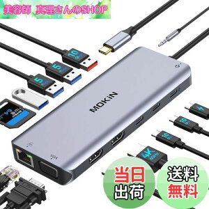 yzMOKiN USB-ChbLOXe[Vtype chbLOXe[Vhdmi 2y2HDMI+VGA 3ʏo MST fAz100W PD [d 1000Mbps RJ45 LAN|[g 6*USB C/A |[g 1*I[fBI 1*SD/TFJ[h