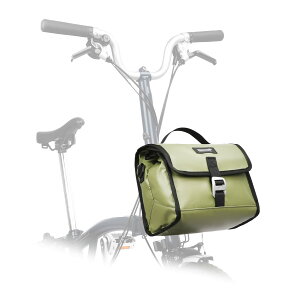 【送料無料】Rhinowalk フロントバッグ ブロンプトン自転車用 バッグ 保温保冷 お弁当袋 大容量 調節可能 ハンドルバーバッグ 取付簡単 ブロンプトン対応 専用バッグ ショルダーストラップ付