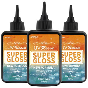 【送料無料】UNOKKI レジン液, 高い透明 315g UV/LED対応 レジン液 大容量, 高い透明 UVレジン液, ジュエリー等に適用クリアuvレジン, 硬化速い, 低刺激性, レジン液 大容量