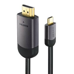 yzZeskit USB Type-C to HDMI ϊP[u(2m) 4K/60p HDR HDCP2.2 USB 3.1 Thunderbolt 3ΉMacBook Pro, iPad Pro (DP Alt Mode Over USB-C, HDMI 2.0) iMac 4K / 5K / Pro, Surface Book 2 Samsung S8 S9 Note 8 9Ή
