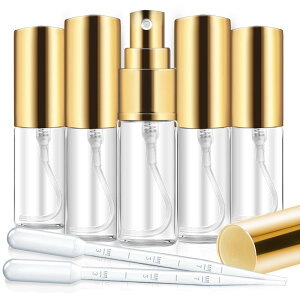 【送料無料】Teenitor アトマイザー 5ml 香水 アトマイザー 5本 スプレーボトル ガラス アルコール 香水入れ アトマイザー 詰め替え スプレー容器 香水噴霧器 携帯用香水入れ 香水詰め替え 香水