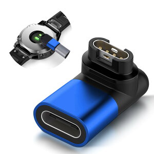 【送料無料】Seltureone【新登場】Garmin(ガーミン)用変換アダプター(1個)L型 Type-Cケーブル対応 Garmin変換マイクロ ガーミン充電ケーブル Forerunner570/970/vivoactive6/5/Approach s50/s44/s70/Instinct 3/Venuシ