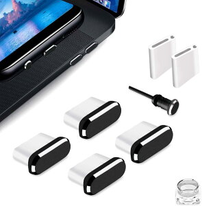 yzFANOSHONLTD USB C Lbv hho ^Cvc [qJo[ ݌ Type C[d یJo[ ϋv A~Jo[ƃVR[(4 ubN)AzRS~΍ iPhone 15 Plus Pr