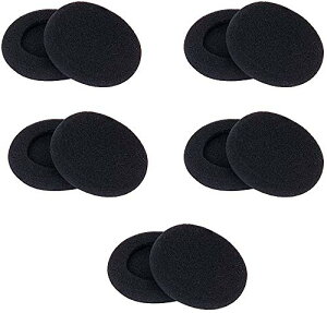 【送料無料】【TSUCIA】ヘッドホン交換用イヤーパッド直径50mm 10個セット