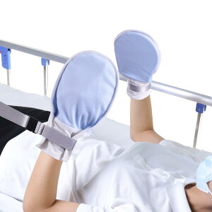 【送料無料】ENLUNTRA 掻きむしり防止手袋 かきむしり防止手袋 介護ミトン 綿素材 柔らかい アトピー 自傷防止 手荒れ防止 ひっかきを防ぐ 洗濯可能 ロップ 取り外し可能 左右兼用 フリーサイ