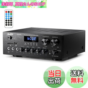 �y���������zMoukey �p���[�A���v �V�X�e�� �}�C�N�~�L�T�[ 220W Bluetooth�Ή� �f���A���`�����l���T�E���h�I�[�f�B�I�X�e���I���V�[�o�[ ���j�^�����O/USB�ASD�AAUX�AMIC IN/�G�R�[�A���W�I�ALCD-�z