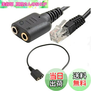 �y���������z�y�֗��ȕϊ��P�[�u����40 by WYVERN AUDIO �z RJ9 4P4C �d�b���v���O ���w�b�h�z�����}�C�N���z�P�[�u��/�A�_�v�^�[ �w�b�h�Z�b�g�iAvaya 1600 9600 SNOM Yealink Phones�j���� ��25cm