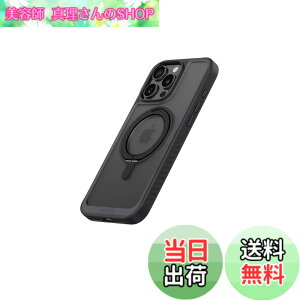 �y���������zAnker MagGo Magnetic Case (360°�����O�X�^���h, iPhone 16 Pro�p) �u���b�N MagSafe�Ή� �����O�X�^���h�t�� �X�}�z�P�[�X �}�O�l�b�g����/����~�� / 360°�����ی�/�ϏՌ�/���ϋv��/���΂݂�