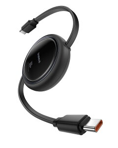 �y���������z�uVGP 2025��܁vBaseus �[�d�P�[�u�� ������莮 USB-C �P�[�u�� �}���[�d 100W 5A PD�Ή� ���܂Ȃ� �R���p�N�g ���[���� iPhone16/15 Galaxy iPad Pro MacBook Pro �Ή� Free2Draw �ő咷��1m (�N���X�^