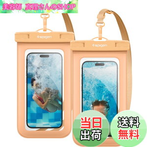 �y���������zSpigen �X�}�z �h���P�[�X 2���Z�b�g ���� iPhone Pixel Xperia �ő�8.2�C���`�Ή� �^�b�`�\ ��F�� ���� �����B�e �����C ���� �ނ� �C IPX8�F�� ���S�h�� �l�b�N�X�g���b�v�t�� A601 ACS06