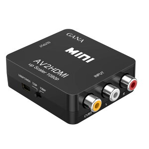 �y���������zRCA to HDMI�ϊ��R���o�[�^�[ GANA AV to HDMI �ϊ��� AV2HDMI USB�P�[�u���t�� �����]�� 1080/720P�؂�ւ� (�R���|�W�b�g��HDMI�ɕϊ��A�_�v�^)